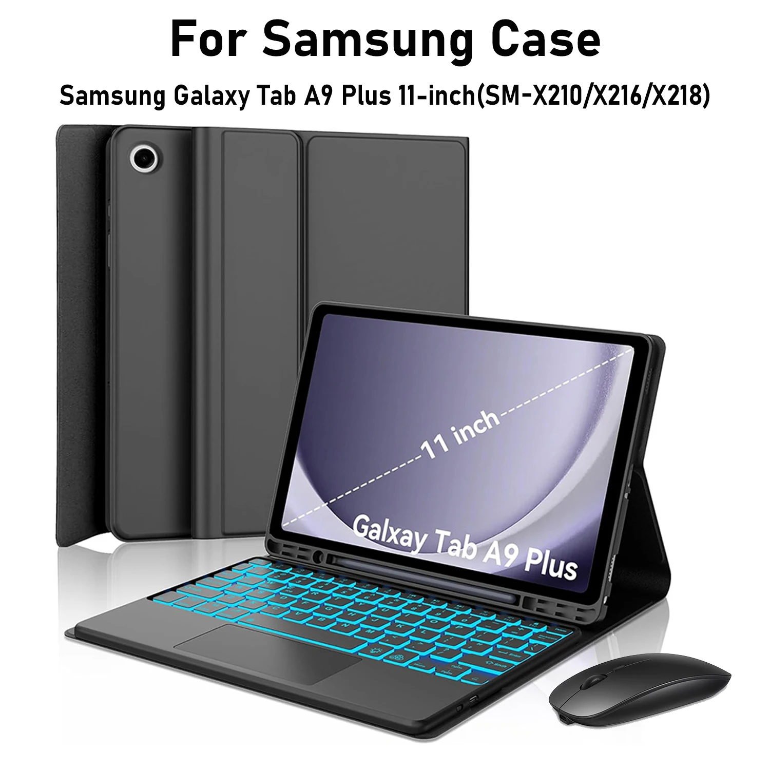 Tablet A9 Accessories - Keyboard Case for Samsung Galaxy Tab