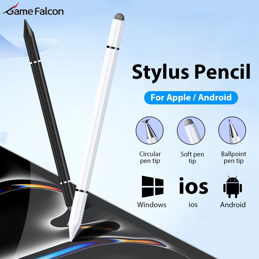 Tablet Drawing Accessories - 3 in 1 Magnetic Capacitive Stylus
