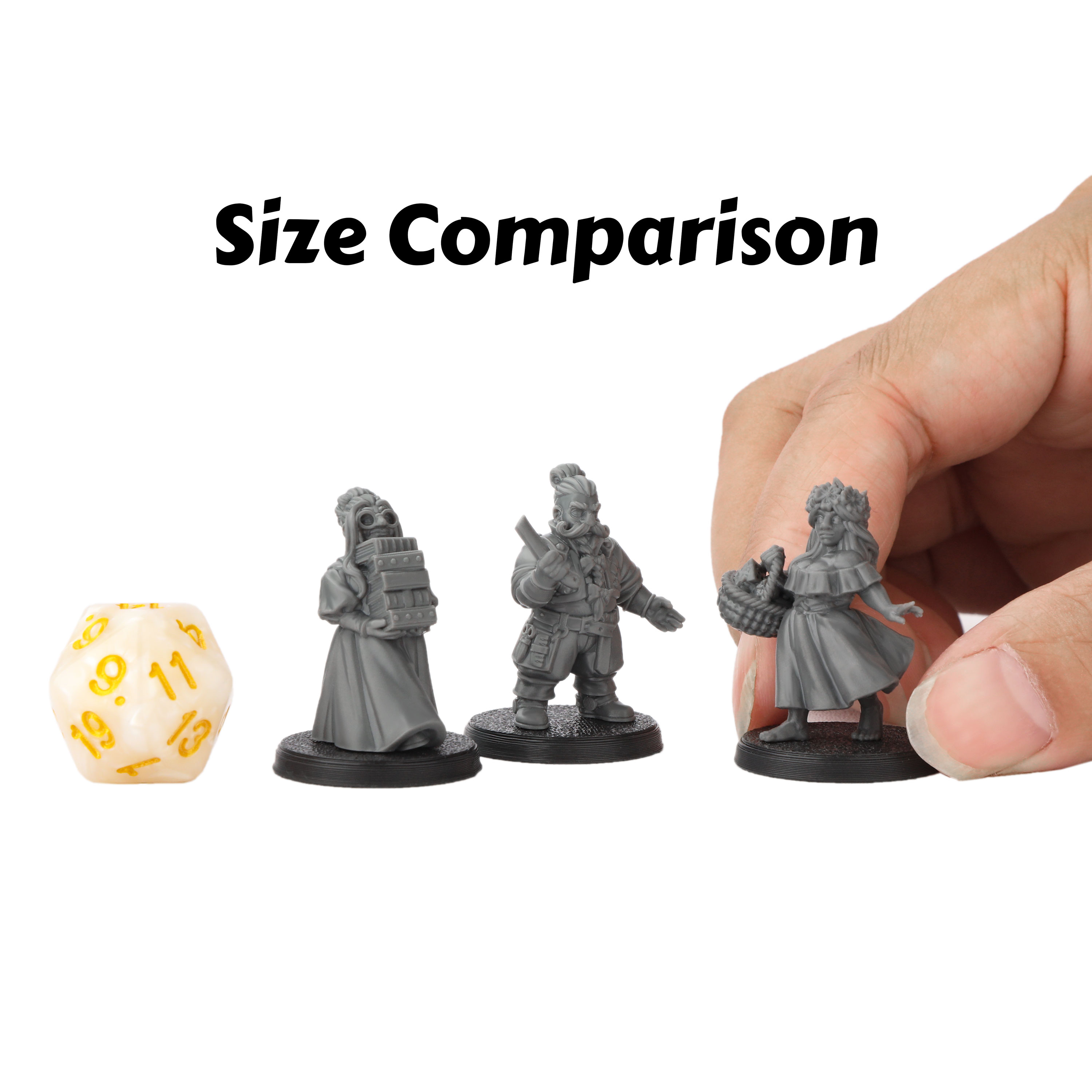 3Pcs RPG Dwarves Citizen Minia - đánh giá và giá Tablet Drawing Accessories